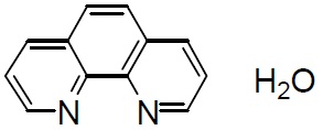 o-Phenanthroline o-Phenanthroline, 1,10-Phenanthroline, monohydrate [CAS: 5144-89-8]